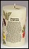 29549 Multicolored wild flowers, a lightly-scented candle and the 