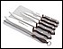 30060 This 7-piece knife set includes carving, boning, paring, chef's, and utility knives, a sharpening steel and a 7 3/4