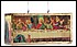 30749 Vanilla scented, palm-oil, wax Last Supper candle. 