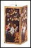 30750 Leonardo da Vinci's Nativity is presented in rich colors on this vanilla scented, palm oil wax candle. 