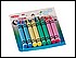 30872 Pack of 8 crayon-shaped candles in assorted colors. 