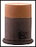 31039 Oval-shaped, Berry Tea scented, designer candle on a polyresin base. A lovely mood light for your evening. 